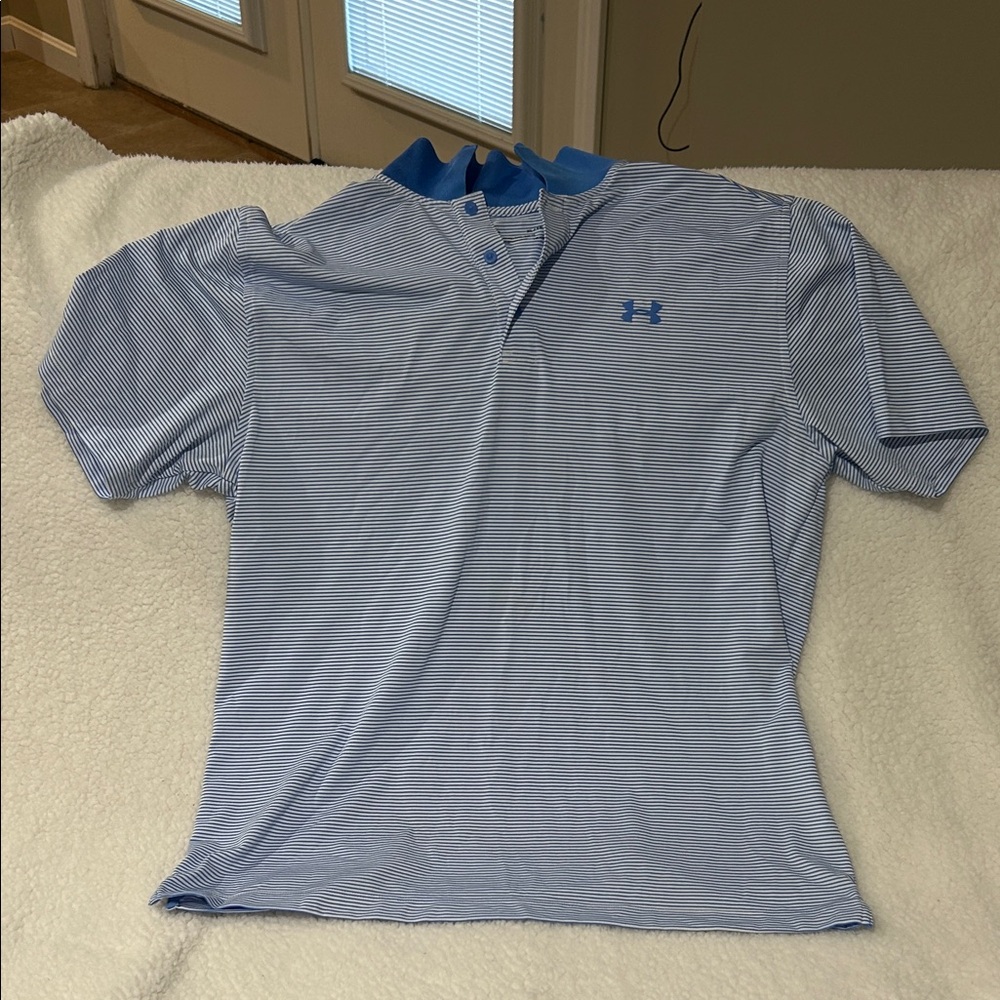 Under Armour Men's Light Blue Polo Shirt